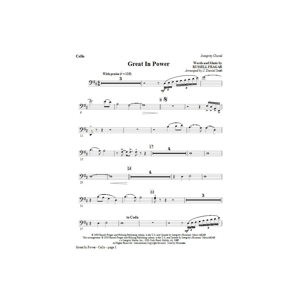 Groß In Power - Cello