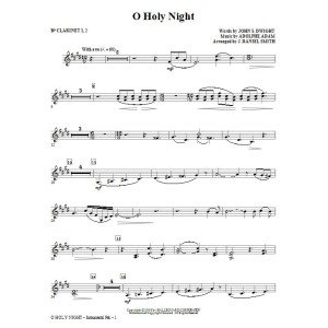O Holy Night - Bb Clarinet 1 & 2