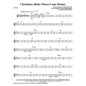 Weihnachten (Baby Please Come Home) - Gitarre