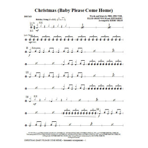 Christmas (Baby Please Come Home) - Drums