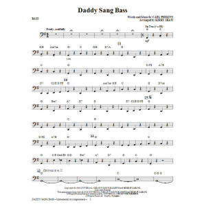 Daddy Sang Bass - Bass