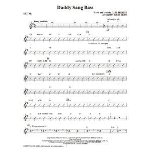 Daddy Sang Bass - Guitar