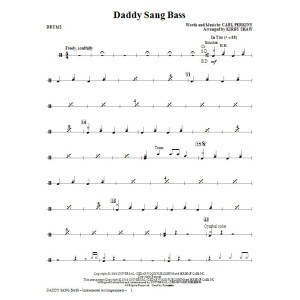 Daddy Sang Bass - Drums
