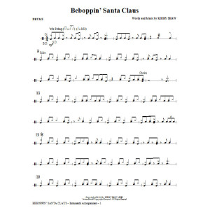 Beboppin' Santa Claus - Drums