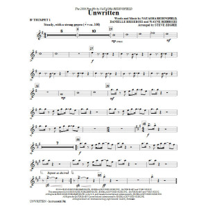 Unwritten - Trompete 1