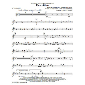 Unwritten - Trompete 2