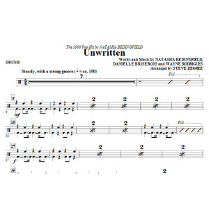 Unwritten - Drums