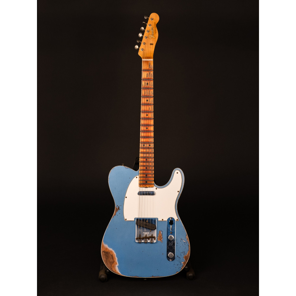 Fender Custom Shop Telecaster Custom Heavy Relic Abgewitterter Lake Placid Blue
