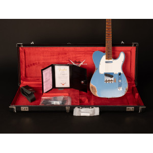 Fender Custom Shop Telecaster Custom Heavy Relic Abgewitterter Lake Placid Blue