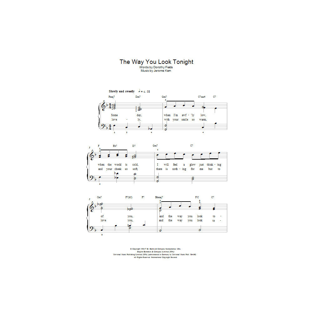 The Way You Look Tonight