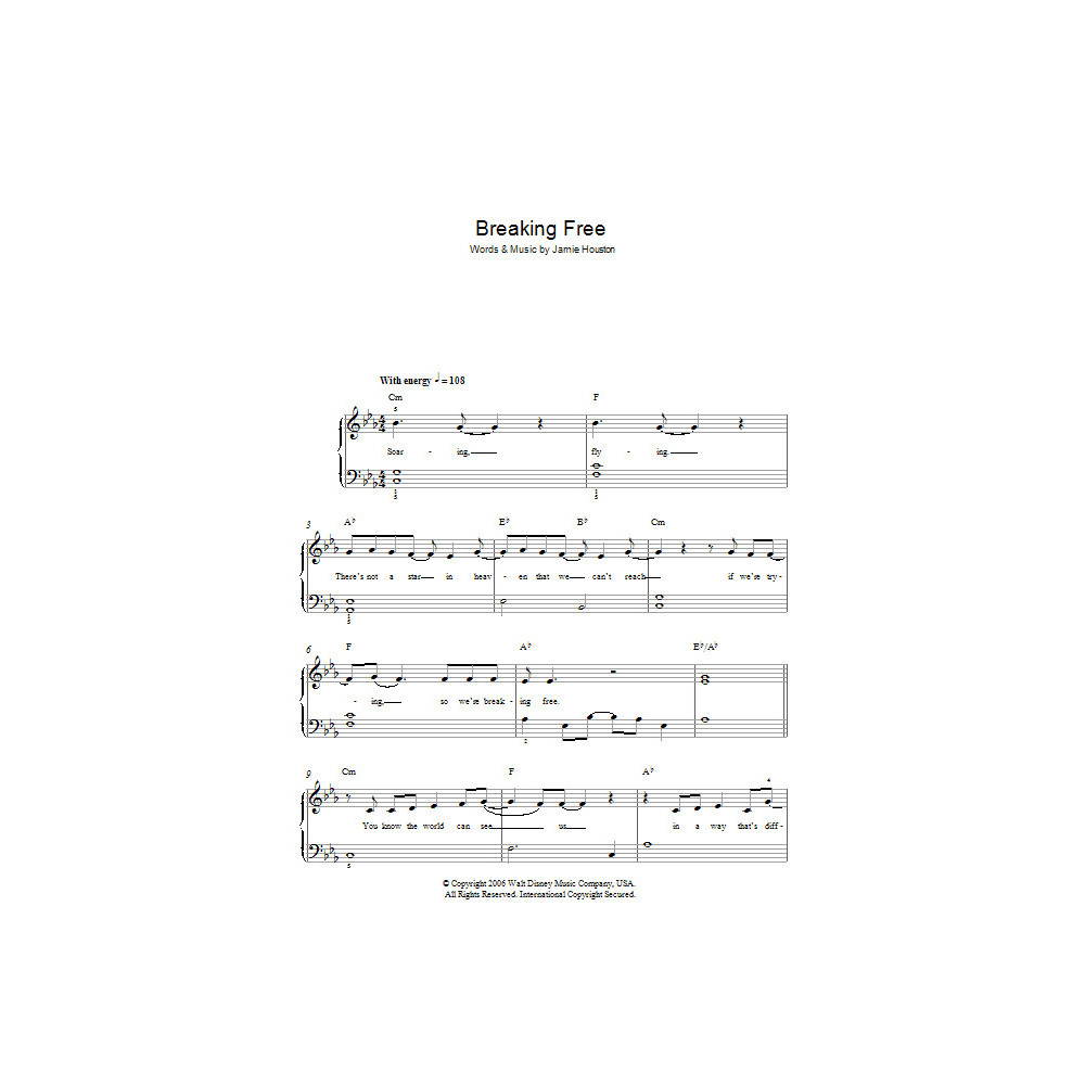 Breaking Free (from High School Musical)