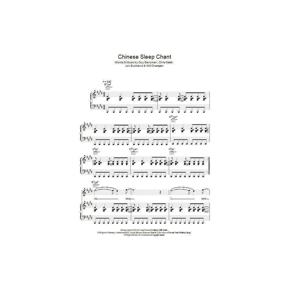 Chinese Sleep Chant