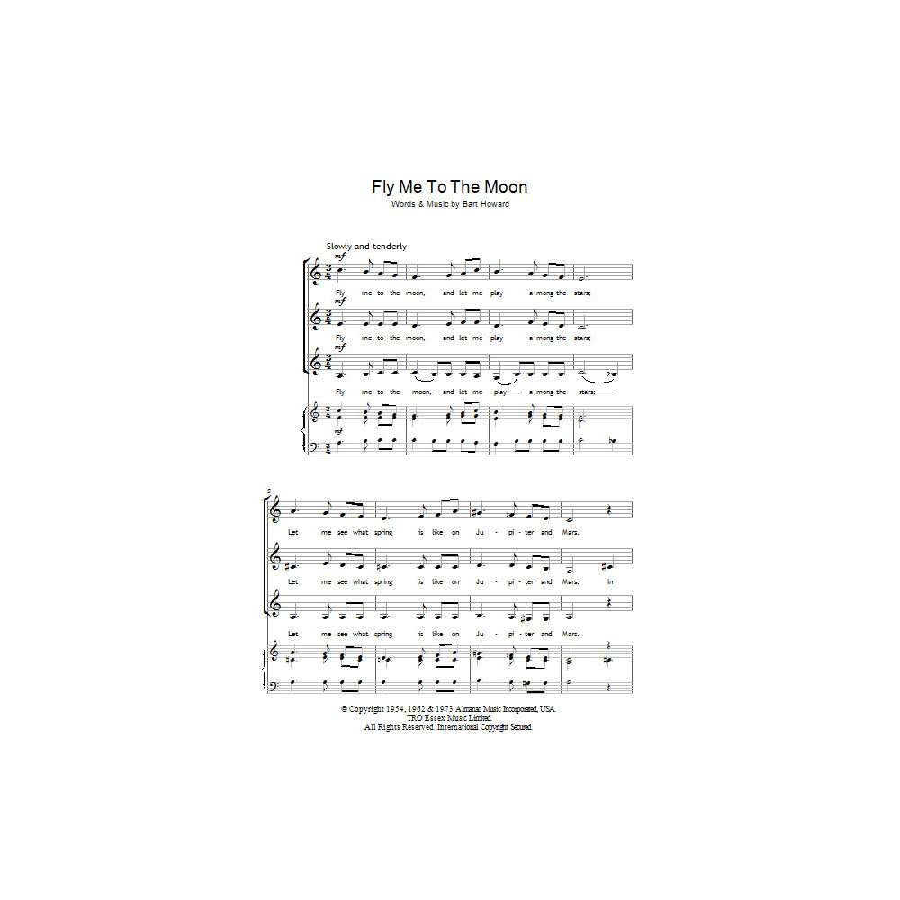 Fly Me To The Moon (In Other Words) (arr. Berty Rice)