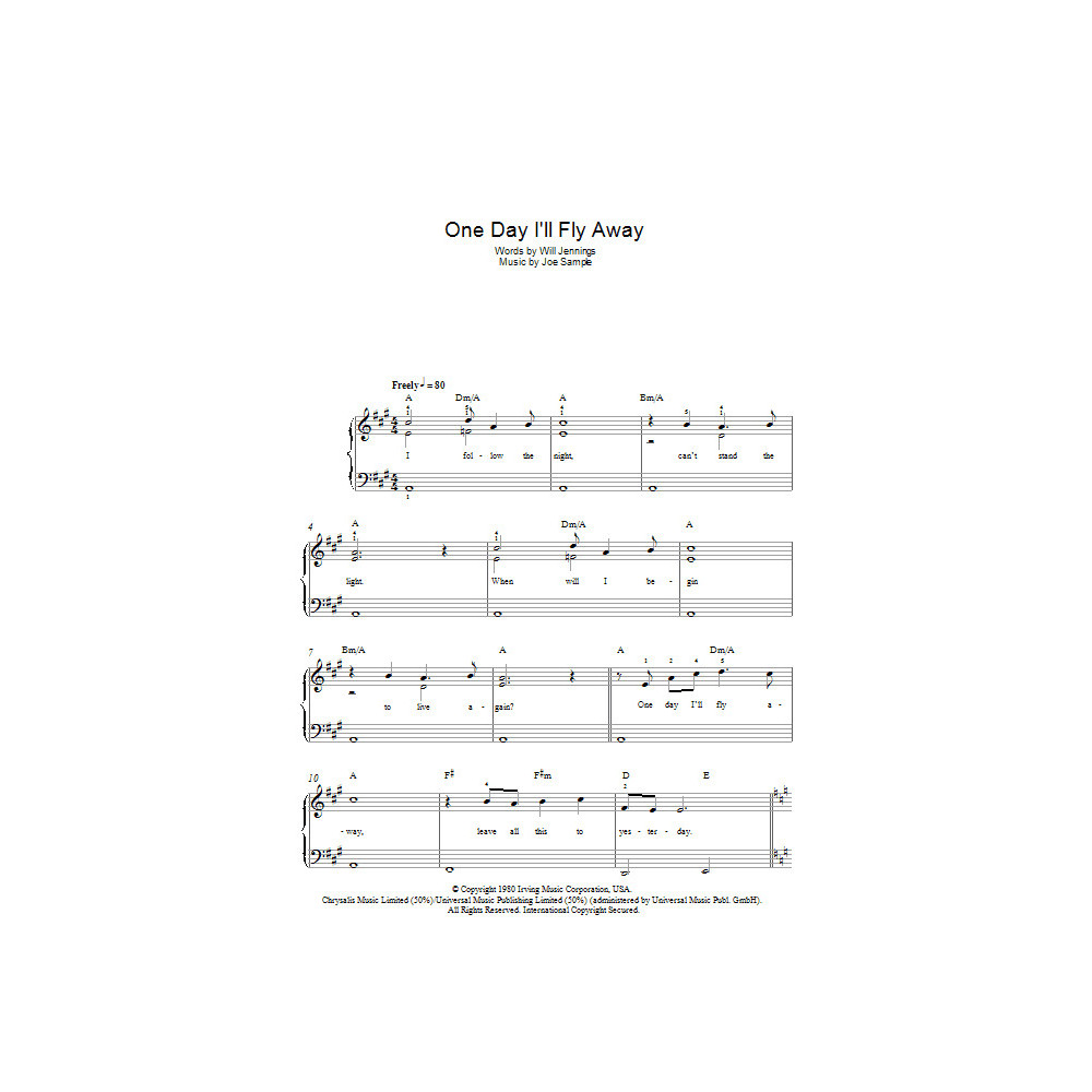 One Day I'll Fly Away (from Moulin Rouge)