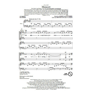 Memory (from Cats) (arr. Ed Lojeski)