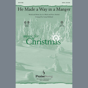 He Made A Way In A Manger - Full Score