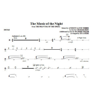 The Music Of The Night (from The Phantom Of The Opera) - Drums