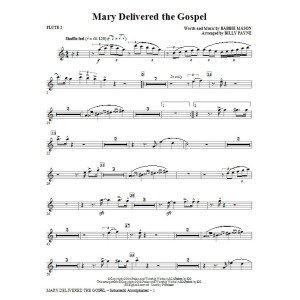 Mary Delivered The Gospel - Flöte 2