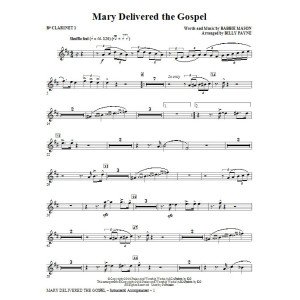 Mary Delivered The Gospel - Bb Klarinette 1