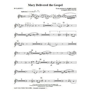Mary Delivered The Gospel - Bb Clarinet 2