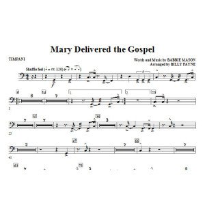 Mary delivered the Gospel - Pauken