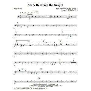 Maria brachte das Evangelium – Percussion