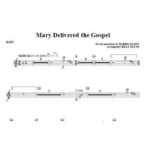 Mary Deliverte Das Evangelium - Harfe