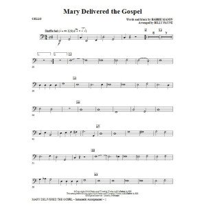 Mary überbrachte das Evangelium - Cello