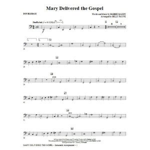 Mary Delivered The Gospel - Kontrabass