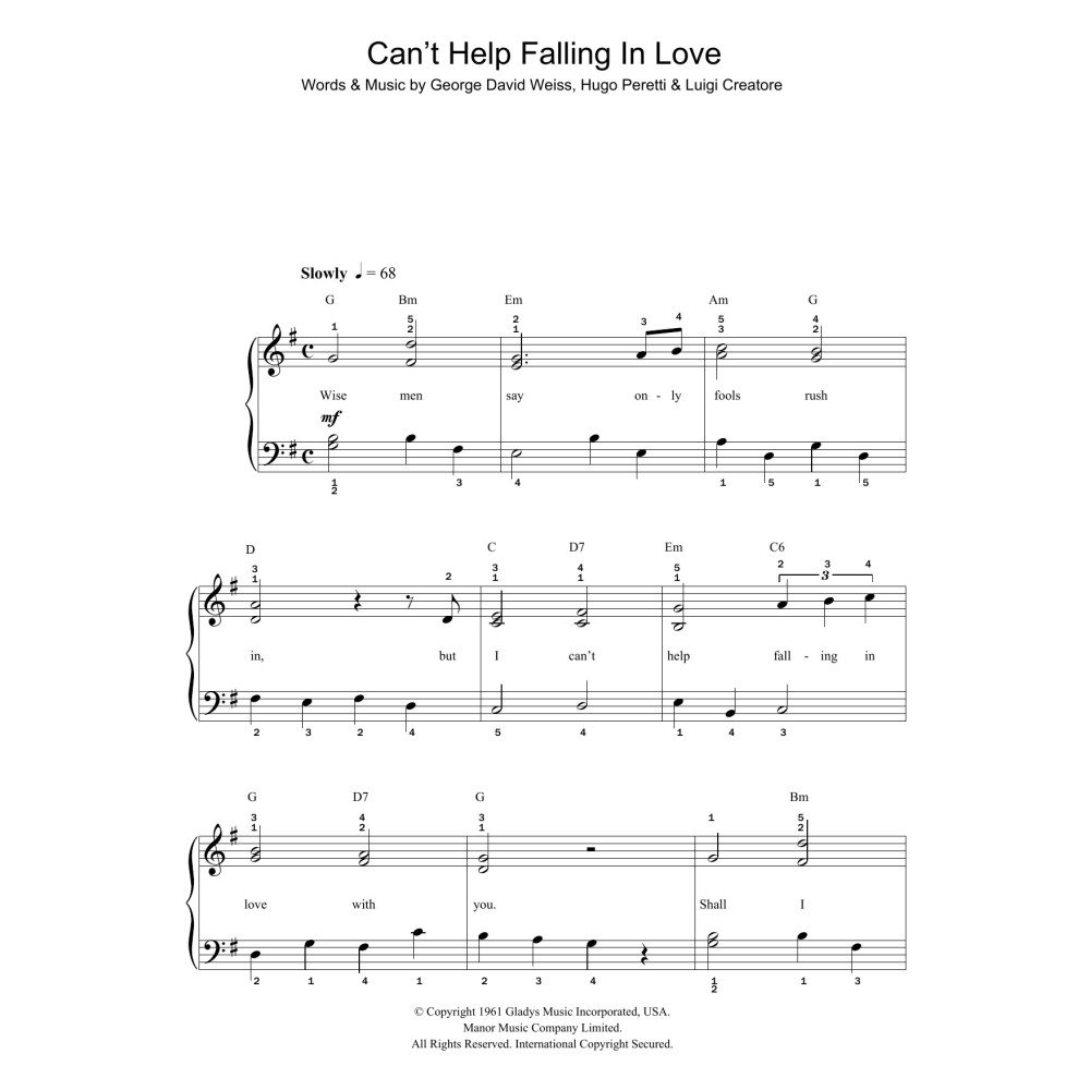 Can't Help Falling In Love