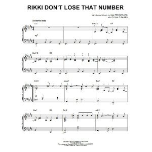 Rikki Don't Lose That Number [Jazz version] (arr. Brent Edstrom)