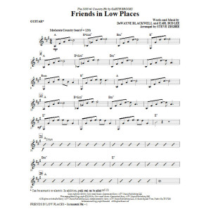 Freunde in niedrigen Plätzen - Gitarre