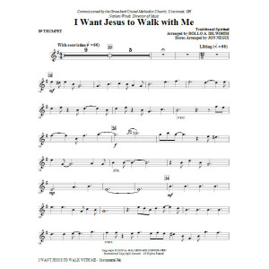 I Want Jesus To Walk With Me - Trumpet