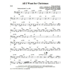 Alles, was ich zu Weihnachten will - Bass