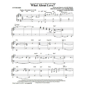 What About Love? (from The Color Purple) - Synthesizer (opt.)