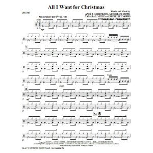 All I Want For Christmas - Drums
