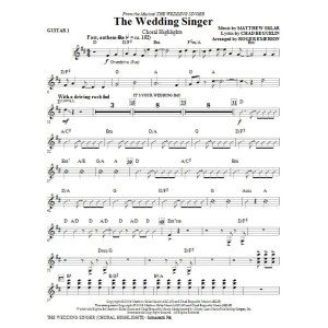 The Wedding Singer (Choral Highlights) - Guitar 1