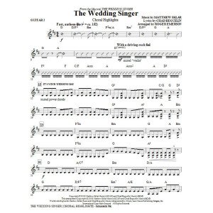 The Wedding Singer (Choral Highlights) - Guitar 2