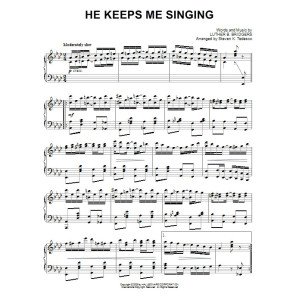 He Keeps Me Singing [Ragtime version]