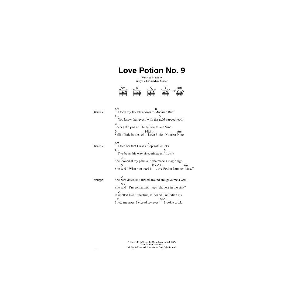 Love Potion No 9