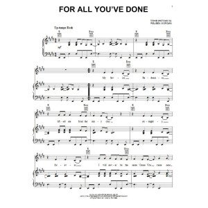 For All You've Done