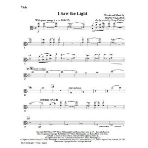 I Saw The Light - Viola