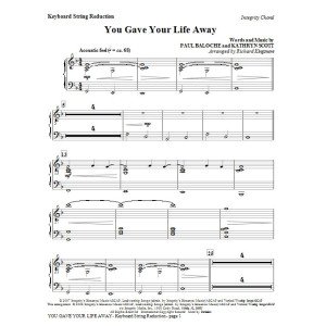 You Gave Your Life Away - Keyboard String Reduction