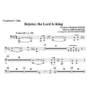 Freut euch, der Herr ist König - Posaune 3/Tuba