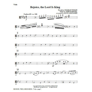 Freut euch, der Herr ist König - Viola