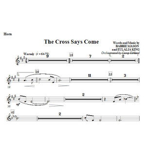 Das Kreuz sagt komm - F Horn