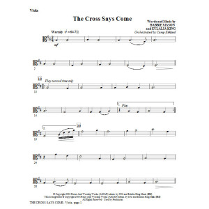 The Cross Says Come - Viola