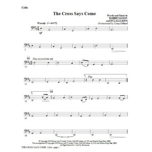 Die Cross Says Come - Cello