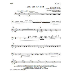 You, You Are God - Cello