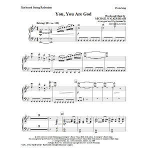 You, You Are God - Keyboard String Reduction